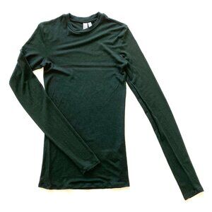 & Other Stories Women’s Stockholm Atelier Wool Blend Fitted Long Sleeve Top US 2